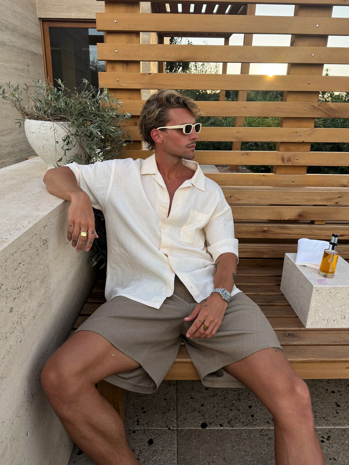 Fashion lifestyle image created for social media